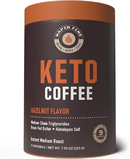 KETO COFFEE [ HAZELNUT FLAVOUR]